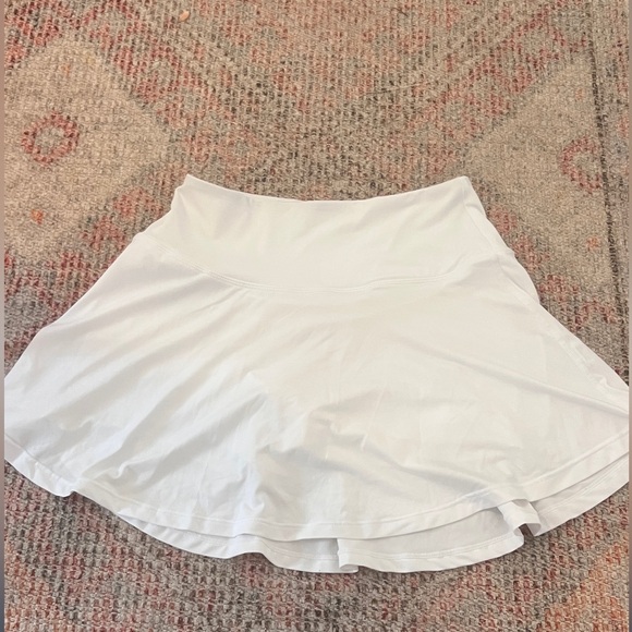 Source Unknown Pants - White Stretch Tennis Skirt/Skort Size Small Pickleball skirt